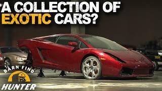 Modern Exotics Become Barn Finds? Exotic cars left in DUSTY disarray | Barn Find Hunter