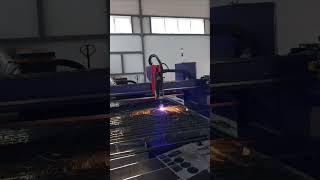 Запуск узкоструйного источника плазмы на 400а у клиента #laser #plasma #steel #welding #cnc