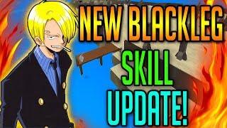 BLACK LEG NEW SKILL!? | One Piece Millenium | ROBLOX | BLACKLEG SHOWCASE