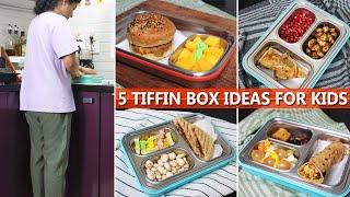 5 Lunch Box Recipes for Kids | Quick & Easy Tiffin Recipes for picky eaters | | Tiffin recipes