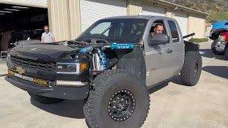 Greg’s Tube chassis Silverado luxury prerunner | complete Morgan Clarke design headliner package