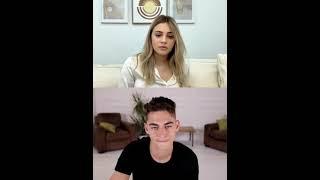 hero and jo texting each other during interviews  #herofiennestiffin  #josephinelangford