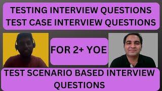 Manual Testing Interview Questions and Answers  - Manual Testing Mock Interview