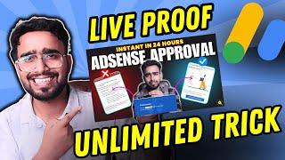 Get Unlimited AdSense Approval: AdSense Approval Trick Live Proof #adsense