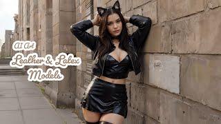 AI ART Leather & Latex Models Lookbook