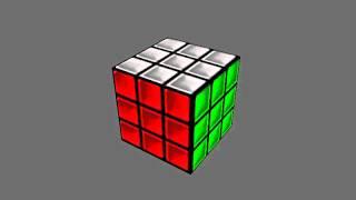 3D View of Rubik's Cube