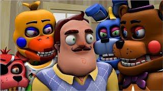 ЧТО БУДЕТ ЕСЛИ ТЫ СОСЕД АНИМАТРОНИКА FNAF Майнкрафт в Реальной жизни Видео Для детей Мультик Дети