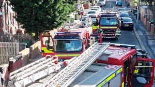 EMERGENCY SERVICES ON SCENE OF RESIDENTIAL FIRE IN LEEDS