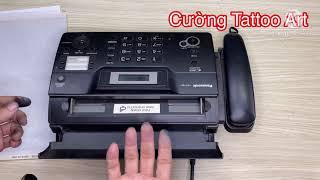 #2 Hưỡng Dẫn scan tattoo hình xăm bằng máy fax, khắc phục lỗi giấy