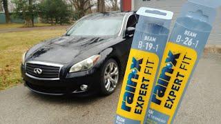 Replacing Wiper Blades on Infiniti M37, M56, Q70 (with a few tricks to share)| VLOG-ish