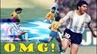 When Your Bravery Is Greater Than The Most Dreadful Pain!   Maradona The Superhuman