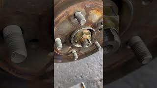 Customer states “just replaced the axle making noise and abs lights on”
