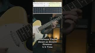 Halloween Theme  #guitarlesson #halloween