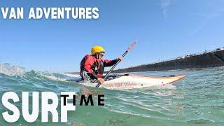 Sun, Sea & Surf: Epic Van Life Adventures at the Beach | Sea Swimming & Surf Kayaking Fun!!!