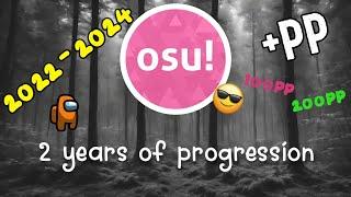 My 2 years osu! progression #gamer #osu #motivation #frieren