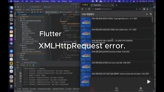 [Flutter] Error: XMLHttpRequest error.