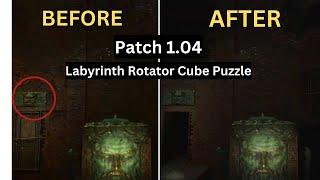 Silent Hill 2 Remake Patch 1.04: Labyrinth Rotator Cube Puzzle Bug Fix (Infinity Door Issue)