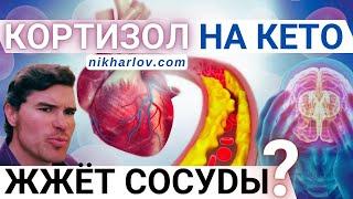 Повышенный Кортизол на низкоуглеводной диете повреждает сосуды? Кетогенный метаболизм и атеросклероз