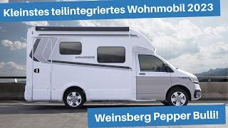 Cheapest REAL Bulli camper van 2023: Weinsberg Pepper VW T6.1 2023. Shower! XL beds! XL kitchen!