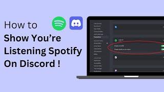 How To Show You're Listening To Spotify On Discord 2024 !