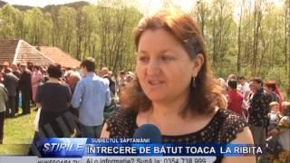 ÎNTRECERE DE BĂTUT TOACA  LA RIBIŢA