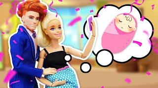 Neues Spielzeug Video für Kinder mit Barbie | Magisches Schloss. Die Gender-Reveal-Party.