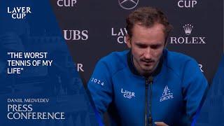 Daniil Medvedev Press Conference | Laver Cup 2024 Match 10