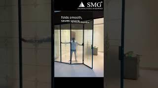Folding Door System for Modern Interiors | SMG Sliding Innovation #SlidingFoldingSystem #SMGHardware