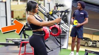 IS THIS THICK EDITION FITNESS TRAINER A GOLD DIGGER? | HIDDEN CAMERA PRANK