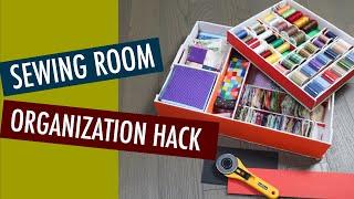 SEWING HACK - FAST N EASY FOAM BOARD HACKS - DOUBLE YOUR STORAGE -
