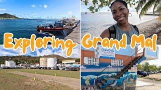 Exploring Grand Mal, St. George, Grenada on a Dry, Hot Day! | Grand Mal Fishermen Boatyard!