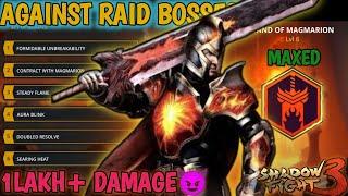 Level 6 HAND OF MAGMARION'S DAMAGE against raid boss HIMMELSTEIN | SHADOW FIGHT 3