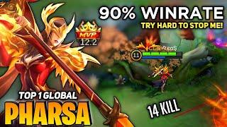 Pharsa Full Damage Build MVP Gameplay [Top 1 Global Pharsa] By 々єαŞ - Mobile Legend