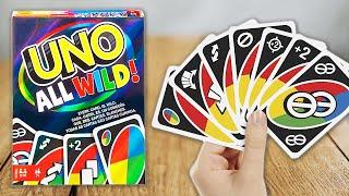 UNO ALL WILD - Spielregeln TV (Spielanleitung Deutsch) - MATTEL GAMES UNO JOKER KARTEN