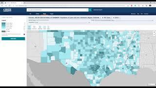 How to make a census map with data.census.gov