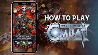 How to Play Warhammer Combat Cards