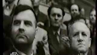 Хрущев и Микоян возвратились в Москву из ГДР, 1957