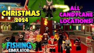 Fishing Simulator - Christmas Candy Cane Quest - All locations