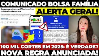 COMUNICADO URGENTE! QUEM É do BOLSA FAMÍLIA pose ser CANCELADO em 2025 ou RECEBER a METADE do VALOR!