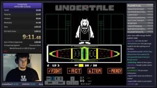 Undertale (Genocide Ending English) Speedrun in 1:05:37