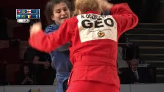 ODZELASHVILI (GEO) vs PODELENCZKI (ROU). World SAMBO Championships 2018 in Romania