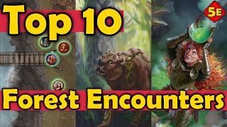 Top 10 Encounters in the Forest in DnD 5E