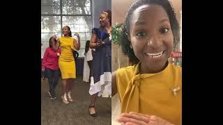 They found the Lady in the Yellow Dress!! … still lighting up the Tamia line dance.