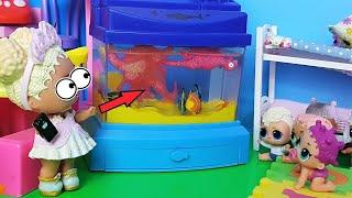 WHAT HAVE YOU DONE!? Kids LOL ruined the water in the aquarium # dolls #lol in kindergarten #CARTOON