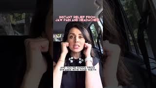 INSTANT RELIEF from jaw and head pain - Priya Mistry, DDS (the TMJ doc) #tmjexercises #selfmassage