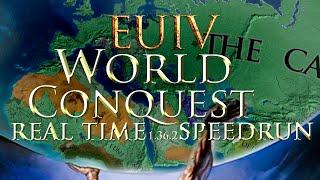 EU4 World Conquest speedrun in 9.5 hours (w/commentary, glitchless, 1.36.2))