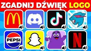 Zgadnij LOGO po Jego Dźwięku  Netflix, McDonald's, Tiktok, Squid Game, Mario | Quiz Logo 2025