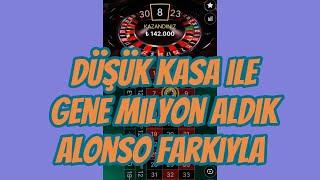 RULET | DÜŞÜK MİKTAR İLE MİLYON ŞHOW ALONSO FARKIYLA ! #rulet #casino