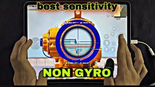 IPAD PRO 12.9 INCH NON GYRO | BEST SENSITIVITY | PUBG MOBILE