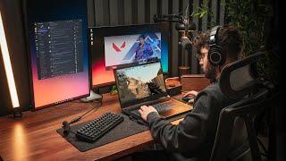 A Laptop On My Minimal Gaming Setup? | The NEW MSI Stealth 15M 2022